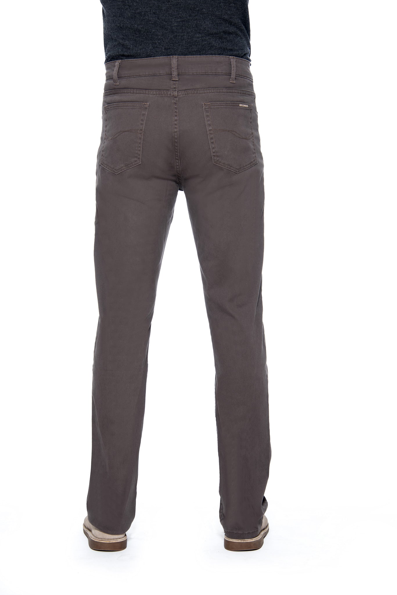 #283BR - Brown Lightweight Stretch Twill Pant